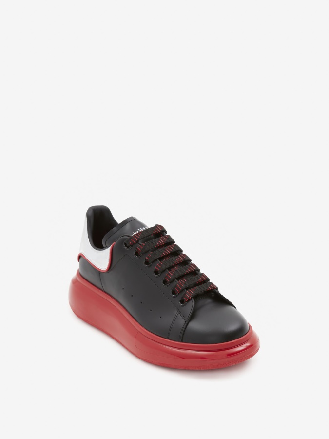 Herre Oversized Sneaker Sort/rød Alexander Mcqueen [DKSKU0222] : Alexander mcqueen taske | Tasker til kvinder, Velkommen alexander sko | alexander mcqueen